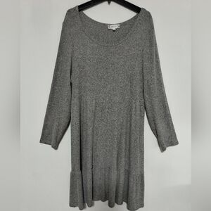 [5x$20] Gray Knit Dress / Size 3X